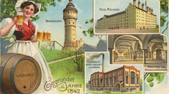 pohlednice pivovar plzeň