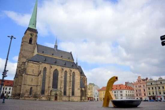 Kašny na náměstí Republiky v Plzni