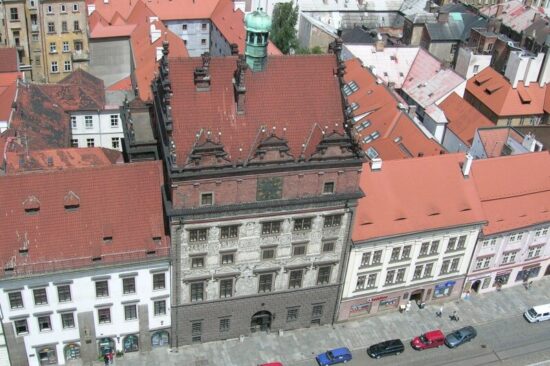 Radnice v Plzni.