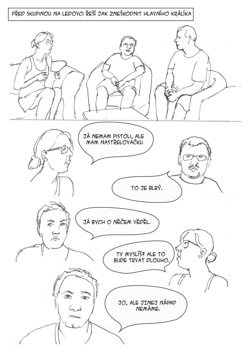 komiks králíci na lochotíně