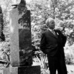 Odhalení slavíkova pomíku v roce 1951