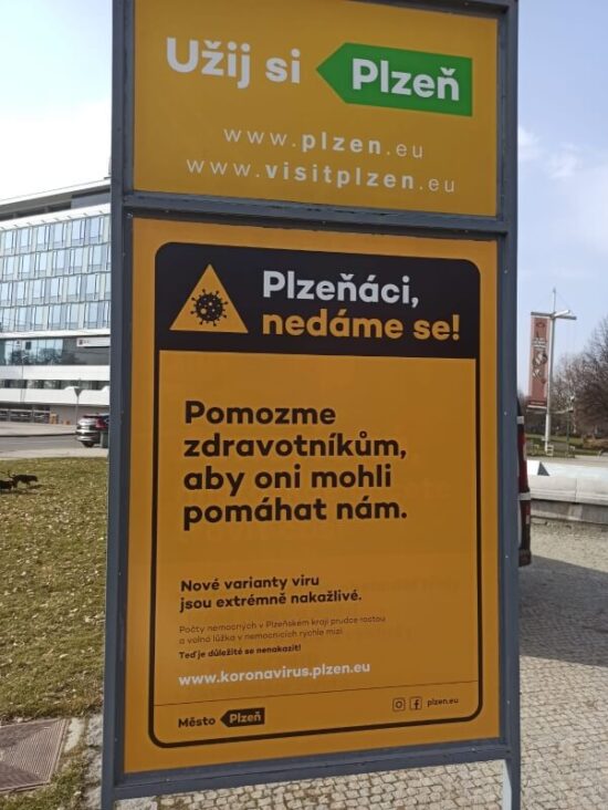Plzeňáci, nedáme se! Buďte opatrní a dodržujte pravidla!