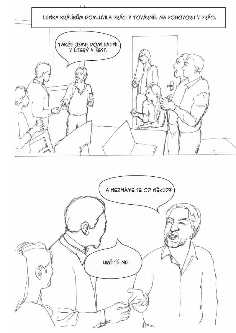 komiks králíci na lochotíně