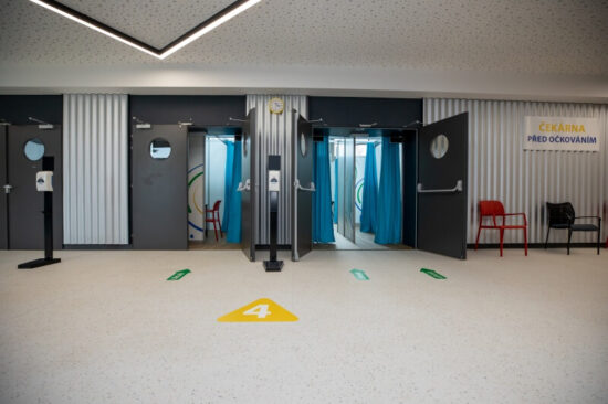 Velkokapacitní očkovací centrum Plzeň