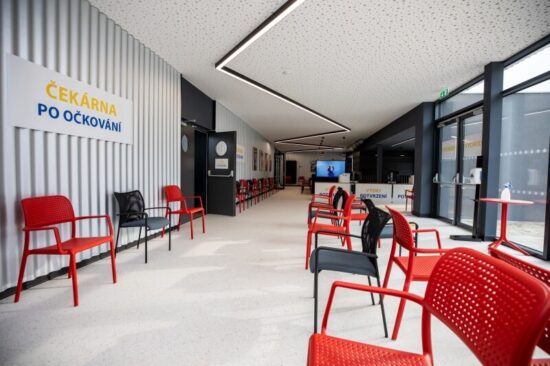 Velkokapacitní očkovací centrum Plzeň