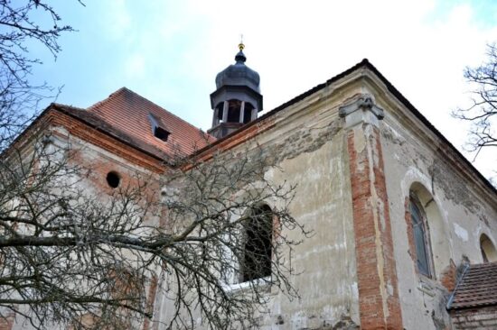 Kostel sv. Barbory Všekary