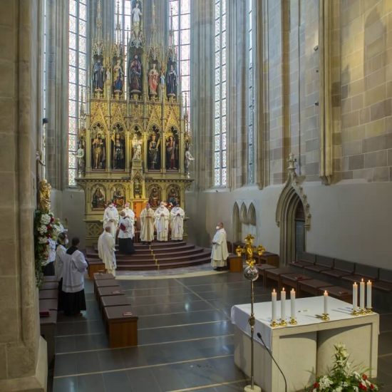 Slavnostní mše s replikou