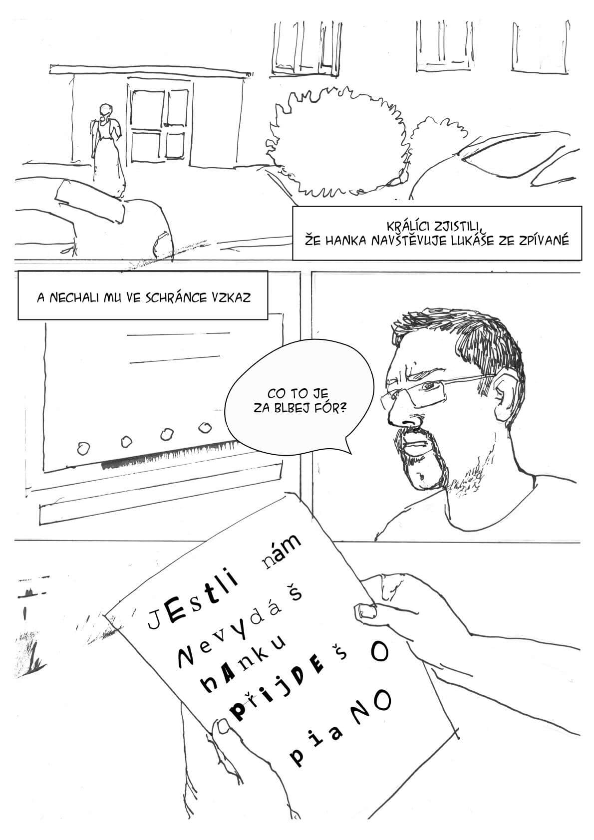 komiks králíci na lochotíně