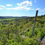 Kříž na splitových skalách