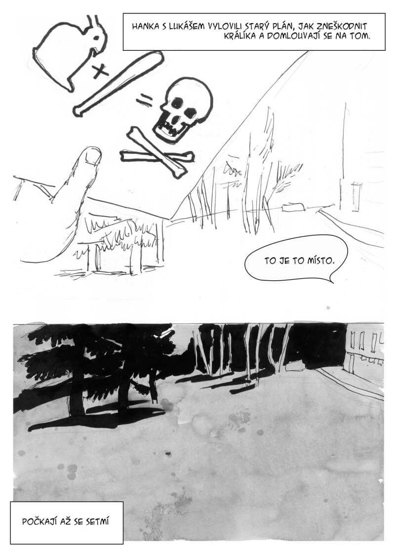 komiks králíci na lochotíně