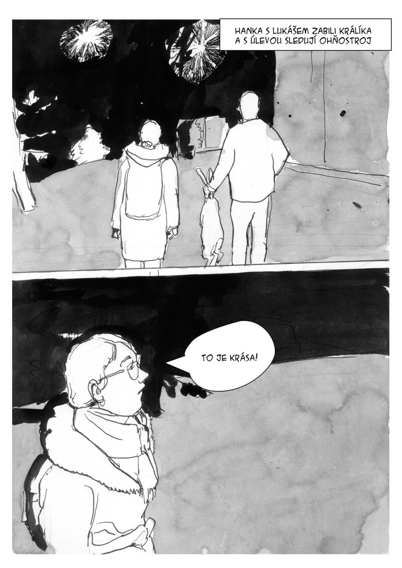 komiks králíci na lochotíně