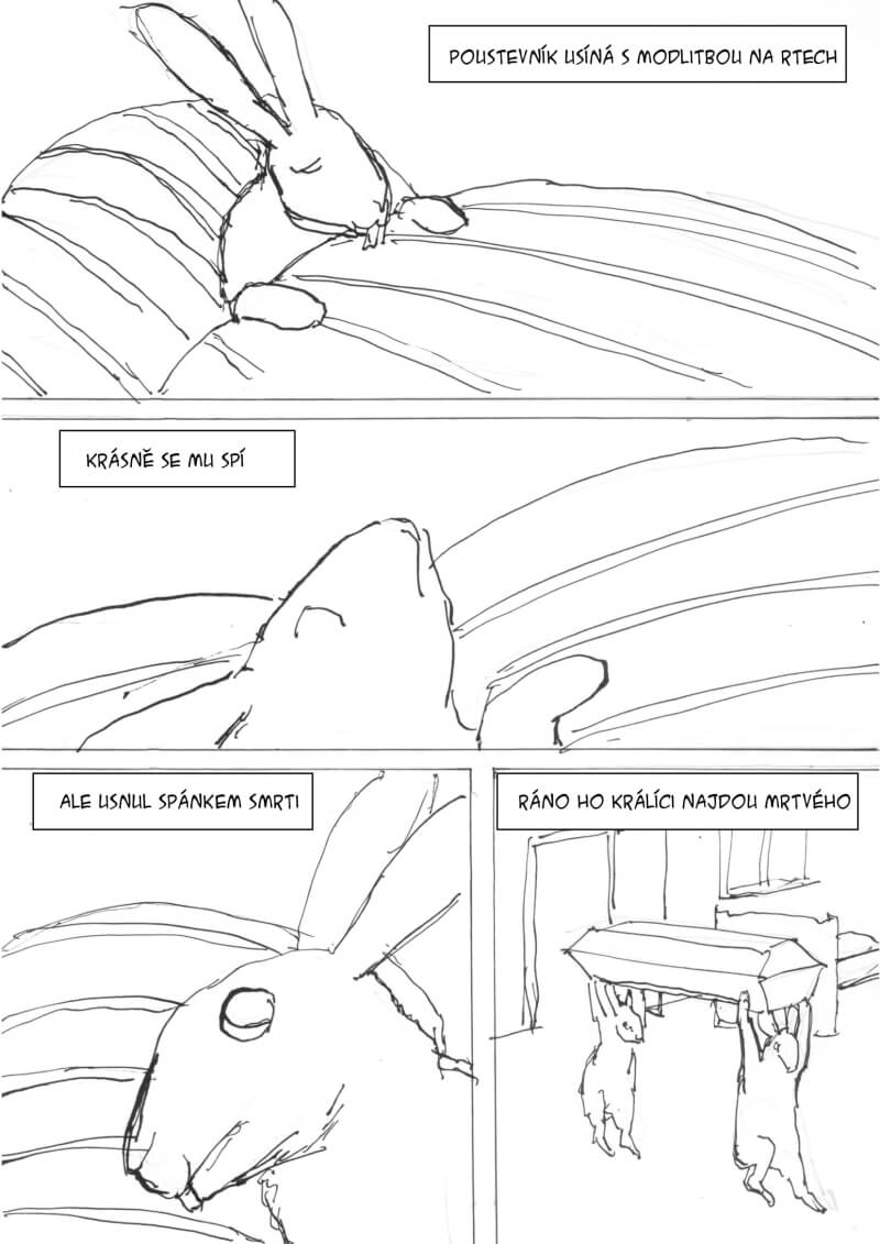 Komiks Králíci na Lochotíně