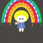 Skákací panák Duha