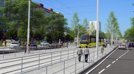 Vizualizace plánované tratě