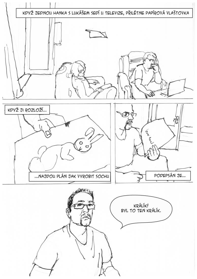 Komiks Králíci na Lochotíně