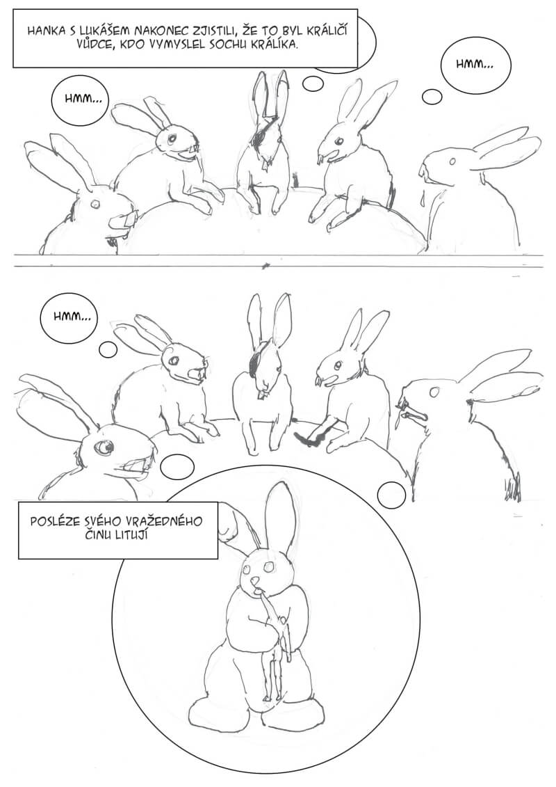 Komiks Králíci na Lochotíně