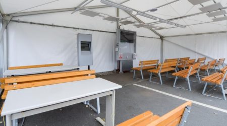 Vyhřívaný stan na Koterovské