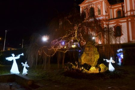 Vánoční výzdoba v Přešticích