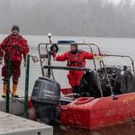 Vánoční strom na Borské přehradě