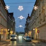 Vánoční výzdoba v Plzni