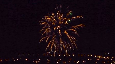 Ohňostroj v Dobřanech