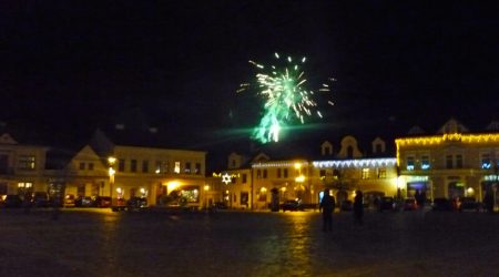 Ohňostroj v Dobřanech