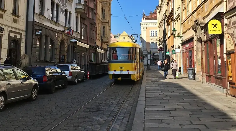 Tramvaj v Pražské ulici