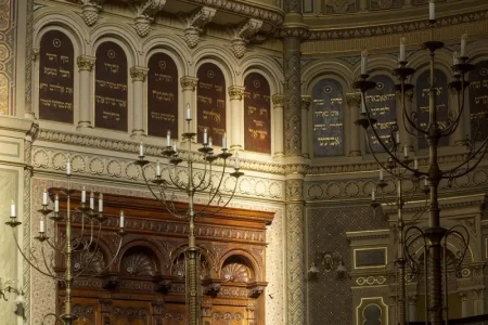 Interiér Velké synagogy