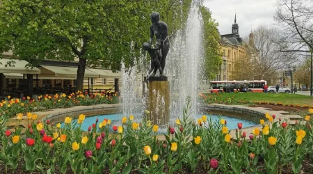 fontána Matka s dítětem