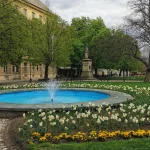 Fontána v Kopeckého sadech