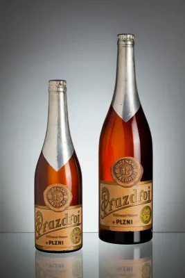 Lahve na Plzeňský Prazdroj, kolem roku 1930