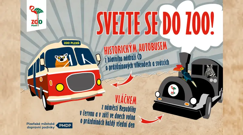 zoo vláček a autobus
