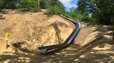 Martinská stěna skluzavka