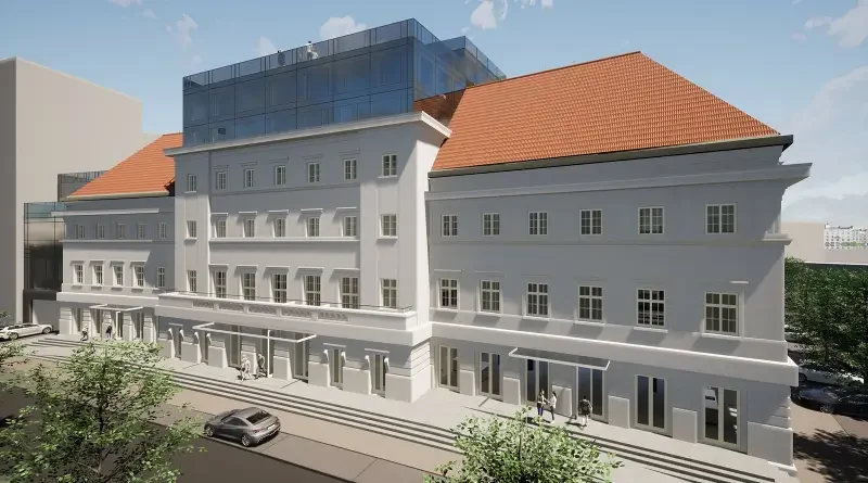 Městské lázně - vizualizace