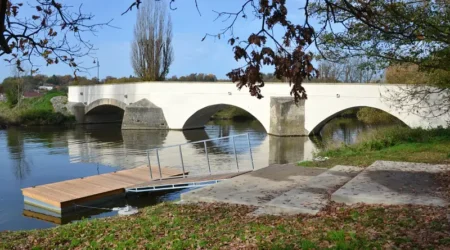 Brentnerovy sady a molo Dobřany