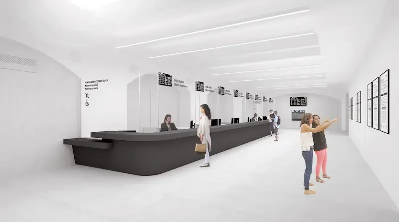 Interiér nádraží