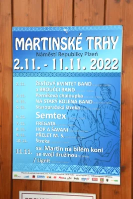 Martinské trhy Plzeň