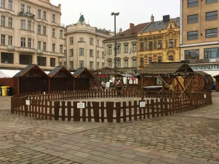 Vánoční strom a trhy