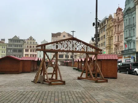 Vánoční strom a trhy