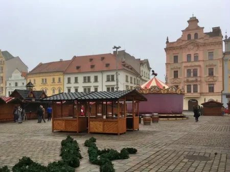 Vánoční strom a trhy