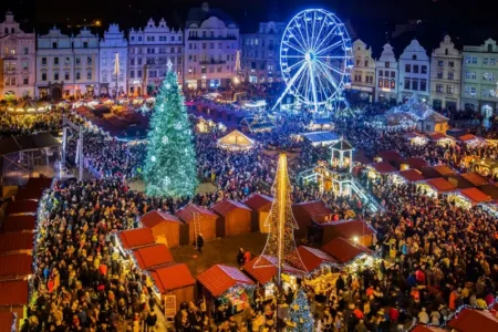 Vánoční strom Plzeň 2022