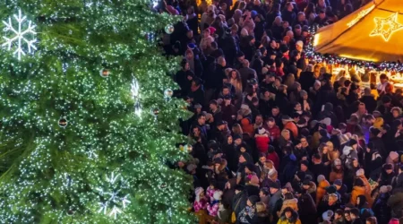 Vánoční strom Plzeň 2022