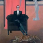 Červená draperie 1992