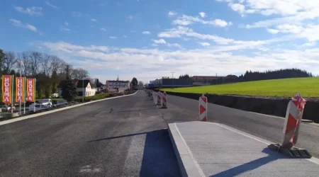 Oprava silnice v Nepomuku