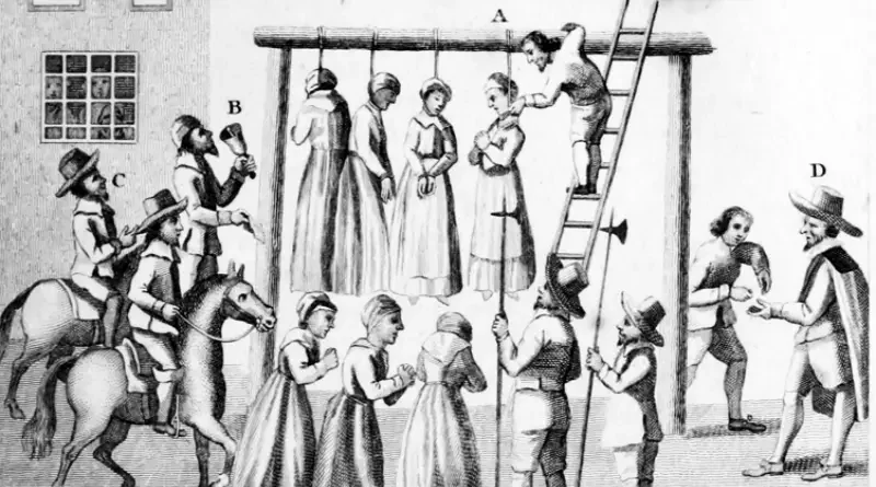 čarodějnice na šibenici