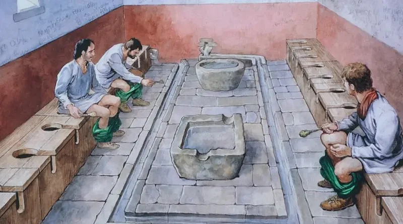 Římský společný záchod