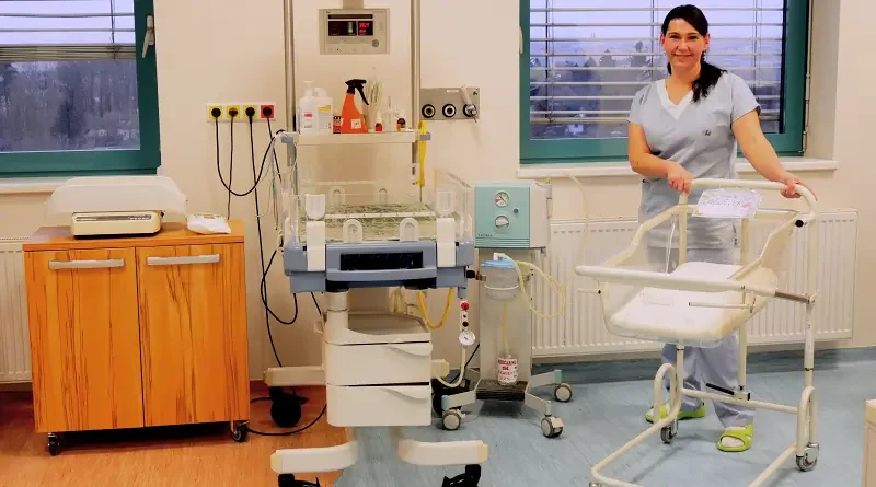 Porodní sál ve FN Plzeň