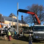 Nové hnízdo pro čápy