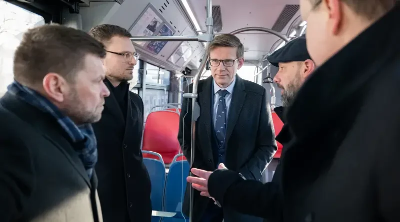 Zleva pánové Witowski, Kuba, Kupka a Svoboda