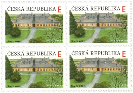 Zámek Kozel na známce